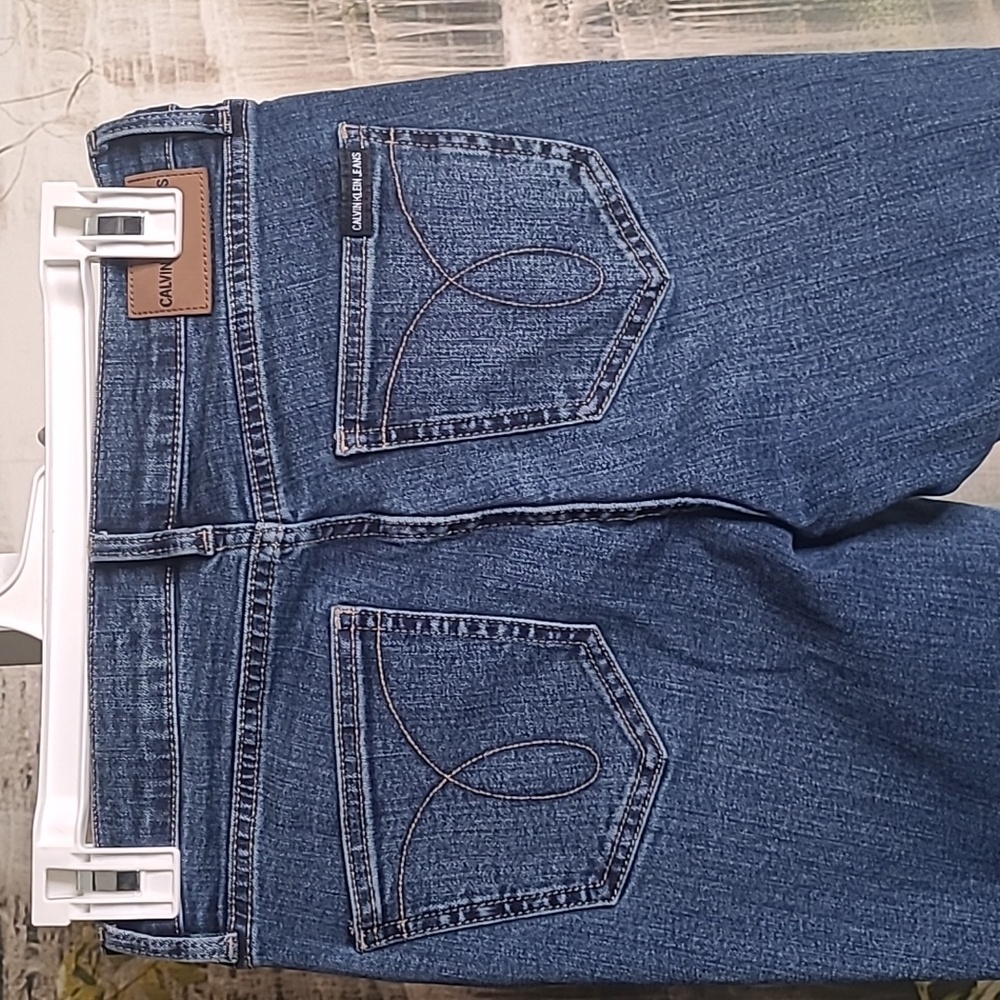 Calvin Klein Jeans Womens size 4 high rise skinny denim blue jeans